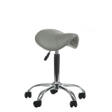 Gray Beauty System Cosmetic Stool BD-9909 with cushioned seat and adjustable height for salon or beauty treatment use