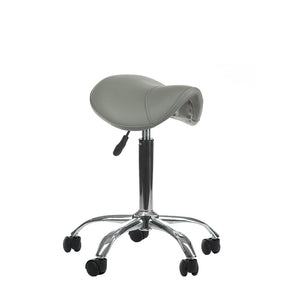 Gray Beauty System Cosmetic Stool BD-9909 with cushioned seat and adjustable height for salon or beauty treatment use