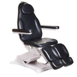 Electrical beauty chair MODENA PEDI BD-8294 by Beauty System in black, featuring padded upholstery and adjustable headrest