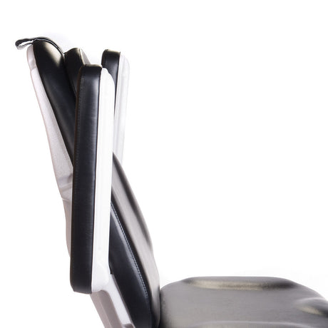 Black electrical beauty chair, MODENA PEDI BD-8294 by Beauty System, with padded seat and adjustable backrest for salon treatments.