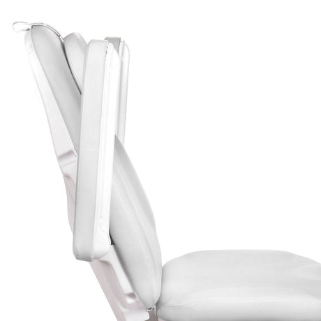 Electric cosmetic chair in white by Beauty System, MODENA PEDI BD-8294 model, with adjustable features for beauty treatments.