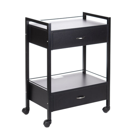 Black Beauty System Cosmetic Cabinet BY-7017 with multiple storage compartments and sleek design for organized beauty products.