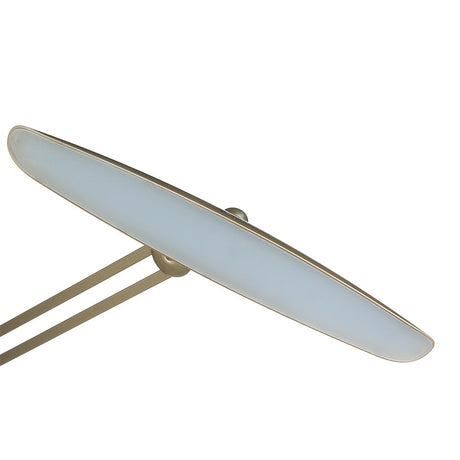 Beauty System Workshop Lamp BSL-01 LED 24W Clip in gold, showing the adjustable clip-on design and bright LED light.