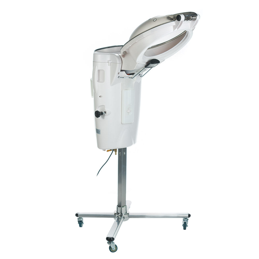 Beauty System Ozone sauna on stand BB-007R2 in white, featuring a compact design with control panel and ozone generator for wellness use.