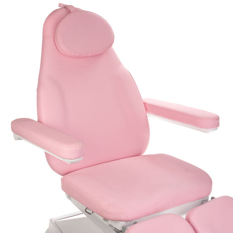 Pink electric beauty chair MODENA Pedicure BD-8294 by Beauty System, featuring a sleek design and adjustable seating for pedicure treatments.