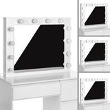 White EVA Dressing Table with LED Illuminated Mirror - BVShop