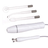 Beauty System 2-in-1 Galvanic and Darsonval device BR-866 in grey with controls and electrode attachments visible.