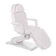 Electric cosmetic chair BR-6622 White by Beauty System, featuring a sleek white upholstery and adjustable design for beauty treatments.
