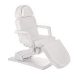 Electric cosmetic chair BR-6622 White by Beauty System, featuring a sleek white upholstery and adjustable design for beauty treatments.