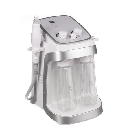 AquaPeel Cleaning BR-20201 device by Beauty System, featuring a sleek design, used for facial skin cleansing and exfoliation.