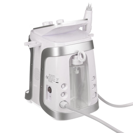 AquaPeel Cleaning BR-20201 device from Beauty System with detachable tips and control panel for facial skin cleansing.