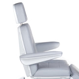 Electric cosmetic chair Bologna BG-228 gray by Beauty System, featuring adjustable height and padded upholstery for beauty treatments.