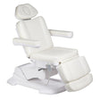 White electric cosmetic chair by Beauty System with heating function, designed for professional beauty treatments.