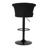 4Rico Bar Hocker QS-B801 black velvet - BVShop