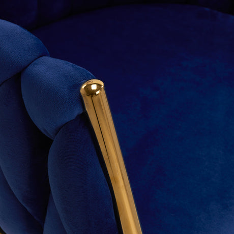 4Rico chair QS-GW06G navy blue - BVShop