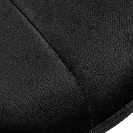 4Rico Cosmetic chair QS-186 black velvet - BVShop