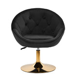 4Rico swivel chair QS-BL12G black - BVShop