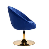 4Rico swivel chair QS-BL12G navy blue - BVShop