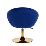 4Rico swivel chair QS-BL12G navy blue - BVShop