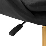 4Rico swivel chair QS-MF18G black - BVShop