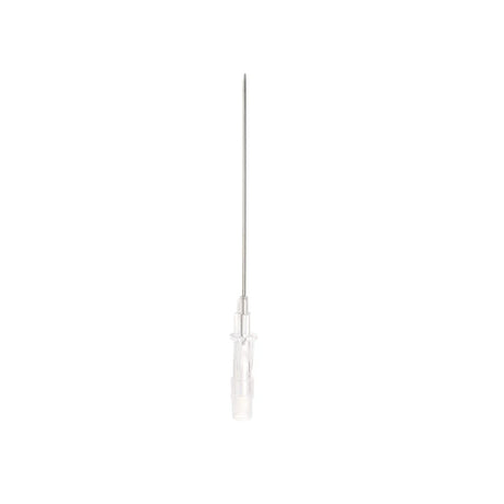 Sterilized BVShop I.V. catheter piercing needle for cats, single use, with a slender metal needle and plastic hub.