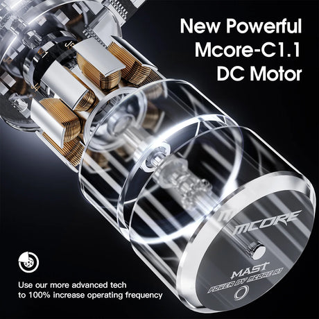 Black Mast Flip 4 Pro wireless tattoo machine with sleek design and ergonomic grip, ideal for professional tattoo artists.