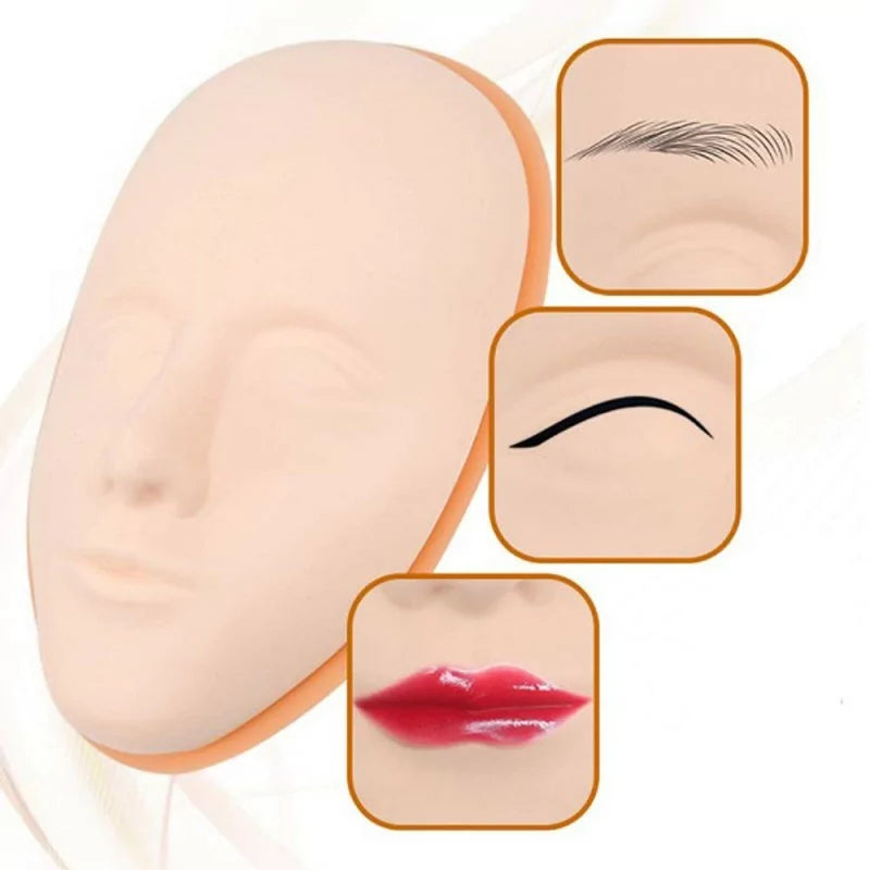 5D Silicone PMU Practice Skin Mat With Base - BVShop
