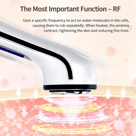 CARER BEAUTY RF & EMS face massager for home beauty routines