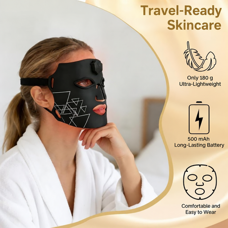 Vicloon 7 color LED face mask with red blue green yellow purple cyan and NIR modes