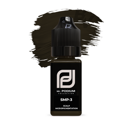 Podium Confidence No9 Brown mineral SMP scalp pigment for men, 10ml