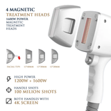 Skin Monarch Quantum Pro diode and picosecond laser device with sleek design and control panel for advanced skin treatments.