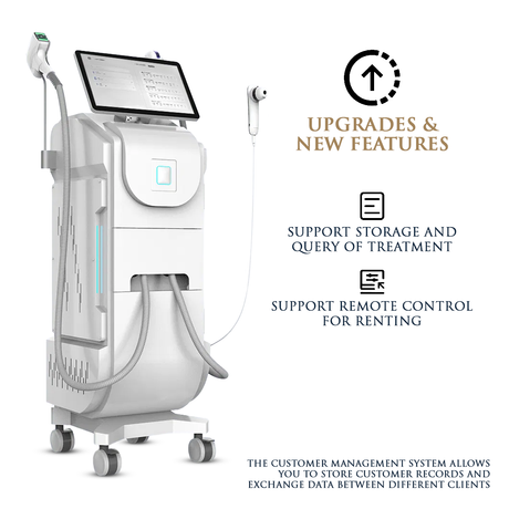 Skin Monarch Quantum Pro diode and picosecond laser device with advanced technology for skin treatment.