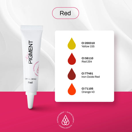 The Pigment Microblading Red Pigment 10ml - BVShop