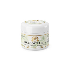 Skin Monarch Ink Booster Balm 30ml, κλειστό λευκό βαζάκι με μπροστινή ετικέτα