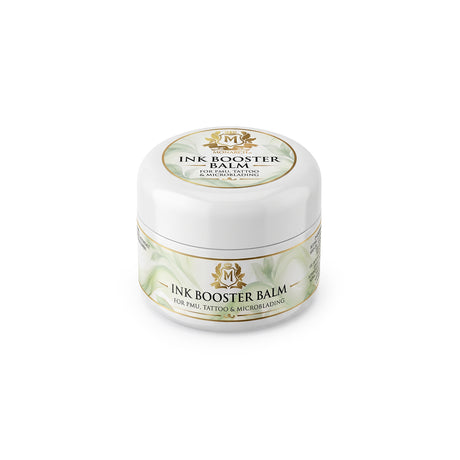 Skin Monarch Ink Booster Balm 30ml, γωνιακή όψη με καπάκι και μπροστινή ετικέτα