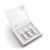 The Pigment PMU Lip Pigment Collection featuring three 15ml bottles of lip color pigments by The Pigment.