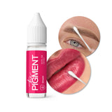 The Pigment Shield 15ml bottle from The Pigment featuring a clear container with a black cap and product label.