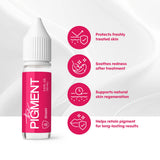 The Pigment Shield 15ml bottle from The Pigment brand, featuring a sleek design with clear labeling and a dropper cap.