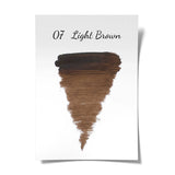 Light brown pigment bottle labeled The Pigment 07, 15ml size, showcasing the product's color and packaging.