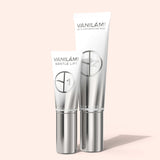 Brow Daddy VANILÁMI Gentle Lift 1 15ml and Gentle Lift 2+ 60ml on a pale pink background