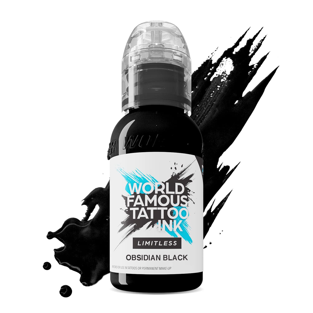World Famous Limitless Μελάνι Τατουάζ Σετ Περιγράμματος και Σκίασης 4x30ml