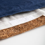 Activfizjo premium natural navy blue acupressure mat with a pillow - BVShop