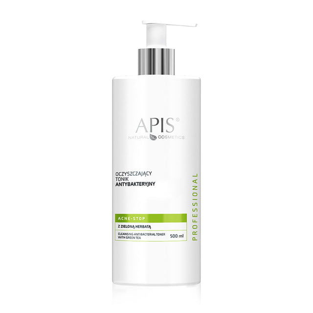 Apis acne-stop antibacterial cleansing tonic. with green tea 500ml - BVShop