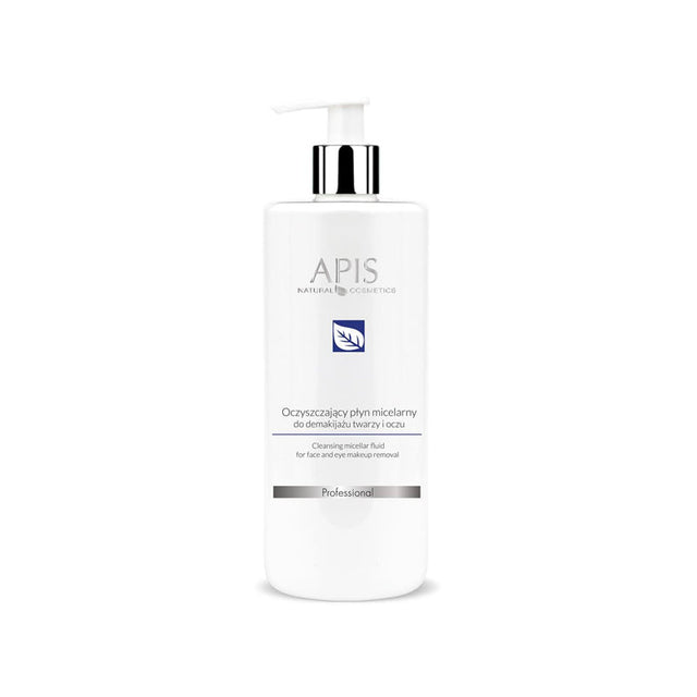 Apis cleansing micellar water for face and eye make-up removal 500ml - BVShop