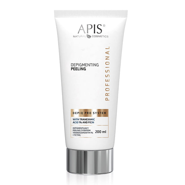 APIS DEPIQ PRO SYSTEM Depigmenting peeling with tranexamic acid  tranexamic acid 1% and ficin, 200 ml - BVShop