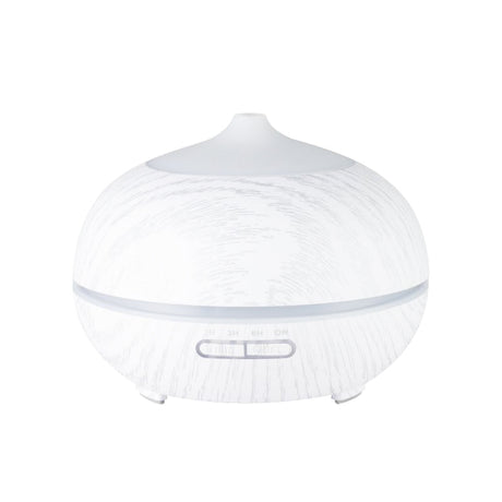 Aroma diffuser air humidifier spa 06 white wood 400ml + timer - BVShop