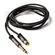 AS COMPANY Clip cord RCA Jack 6.3 reinforced - BVShop