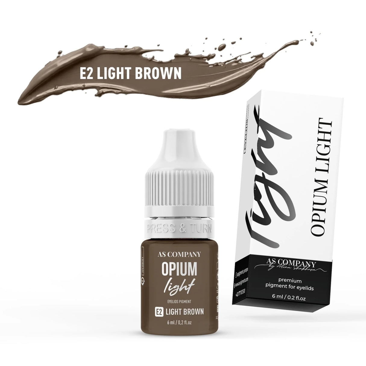 AS COMPANY Hybrid Eyelid Set (Opium Light) 6pcs/6ml - BVShop