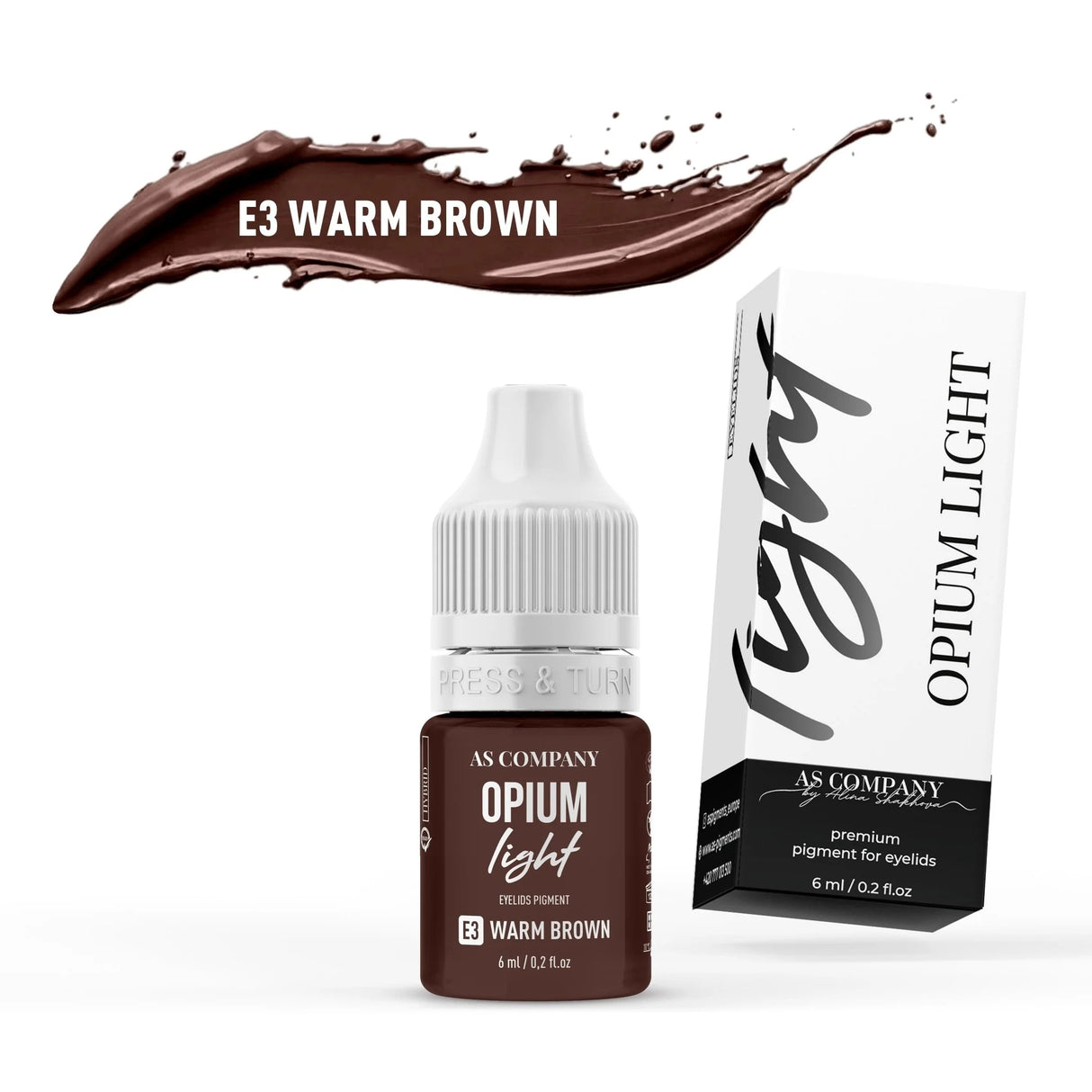 AS COMPANY Hybrid Eyelid Set (Opium Light) 6pcs/6ml - BVShop