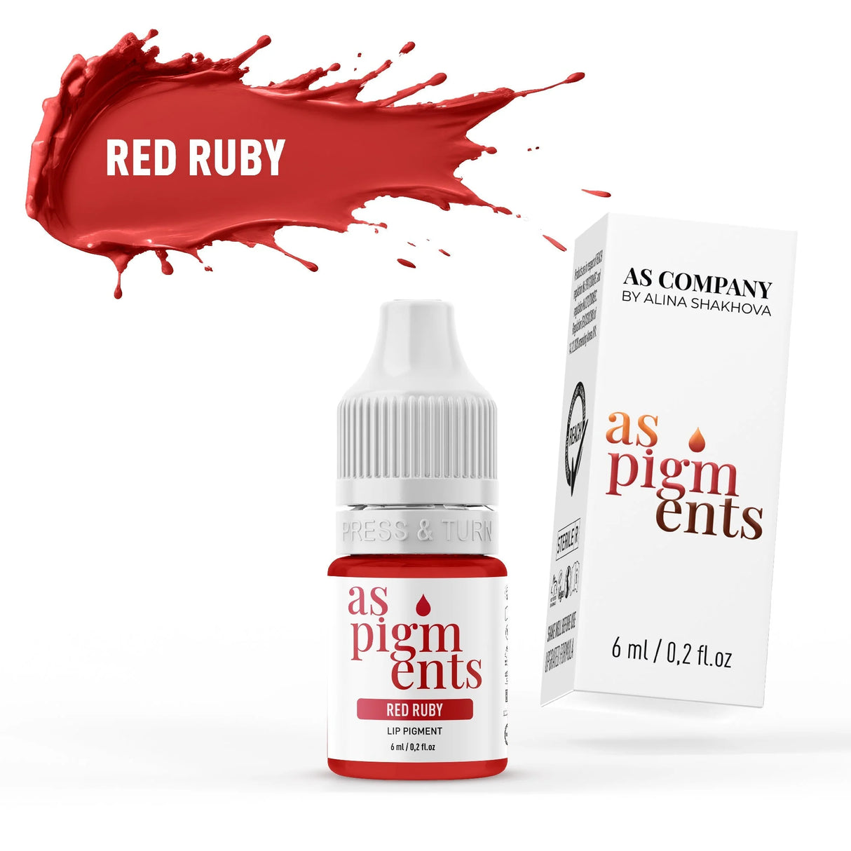AS COMPANY Lip Set AS PIGMENTS Hybrid 6pcs/6ml - BVShop